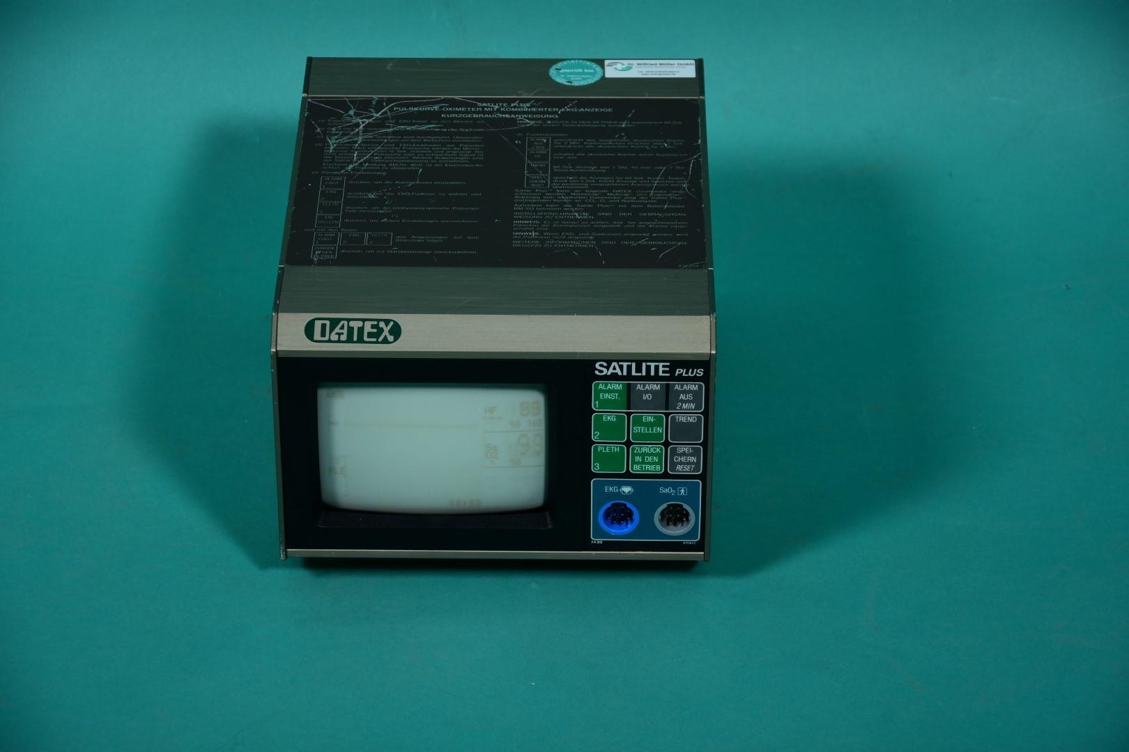 DATEX Satlite Plus, EKG, SPO2