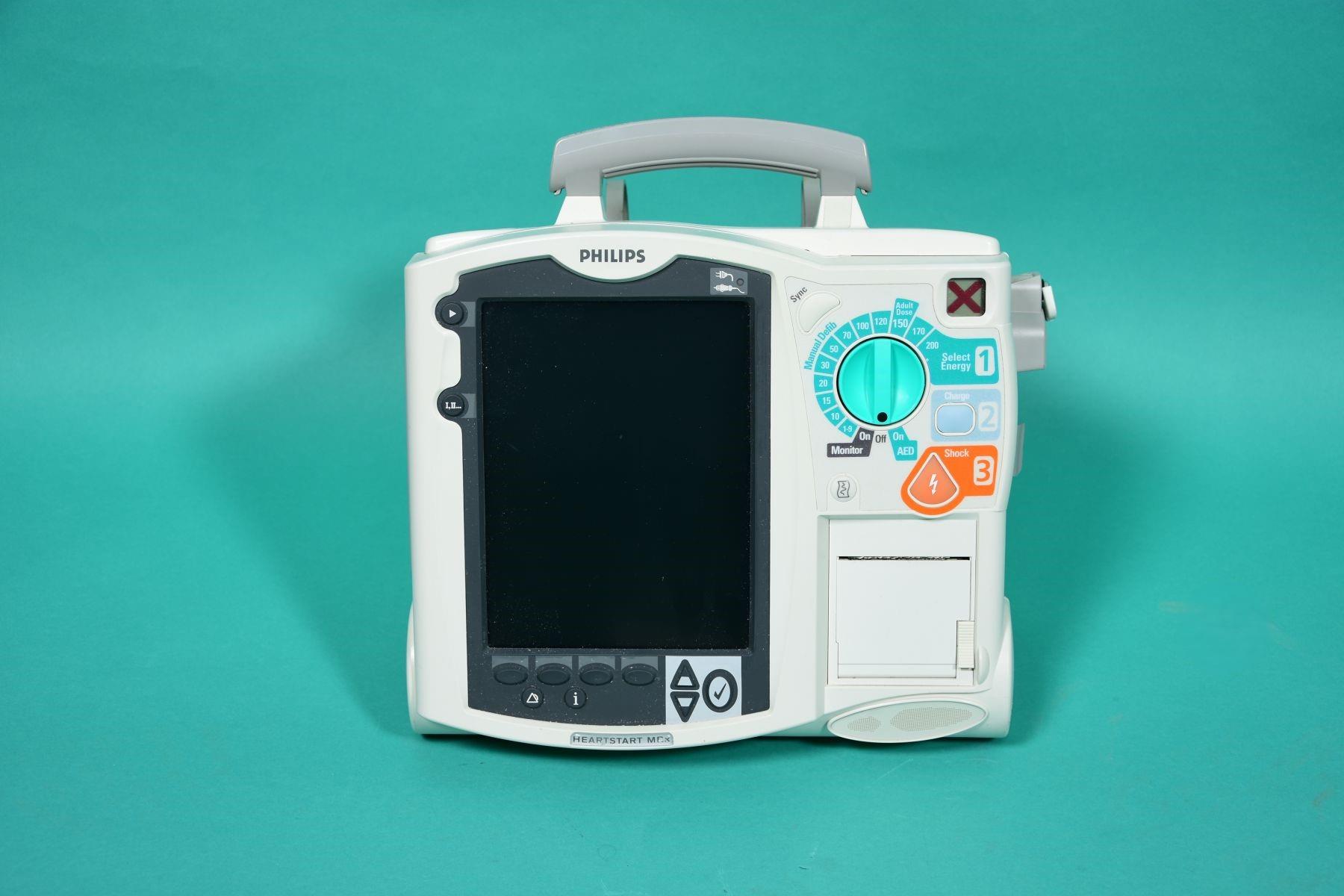 PHILIPS Heartstart MRx, portable, biphasic
defibrillator incl.