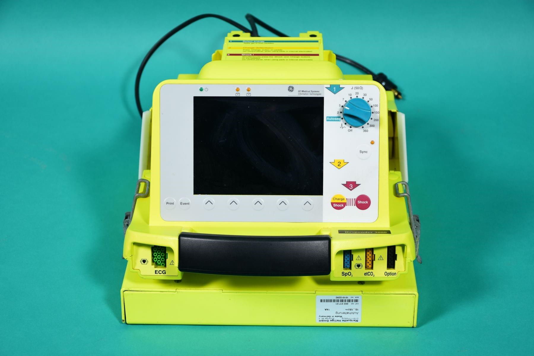 GE Healthcare Responder monophas. Notfalldefibrillator