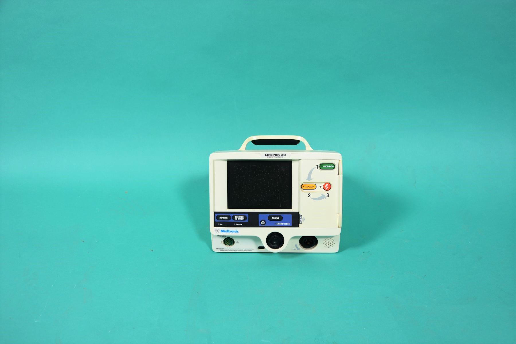 PHYSIO CONTROL Lifepak 20: Defi, biph. ADAPTIV, span. Tastatur