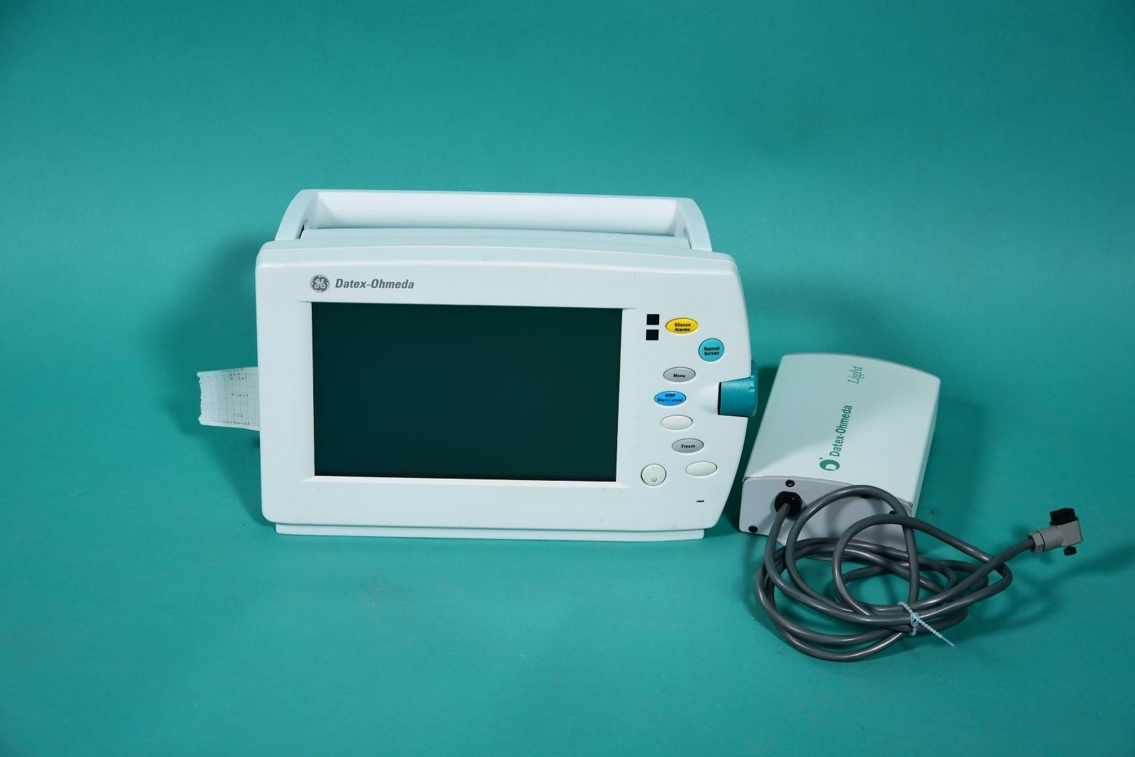 DATEX S/5 light, tragbarer EKG-Monitor PRESS.. CO2